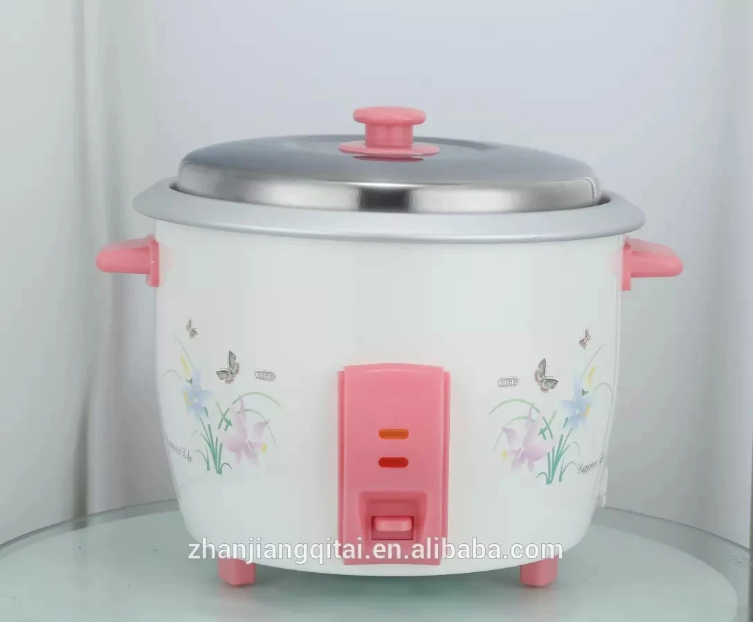cylinder flower rice cooker king white