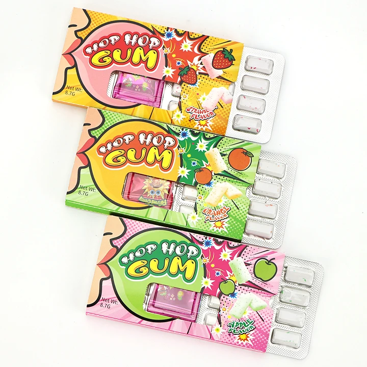 chewing gum With popping