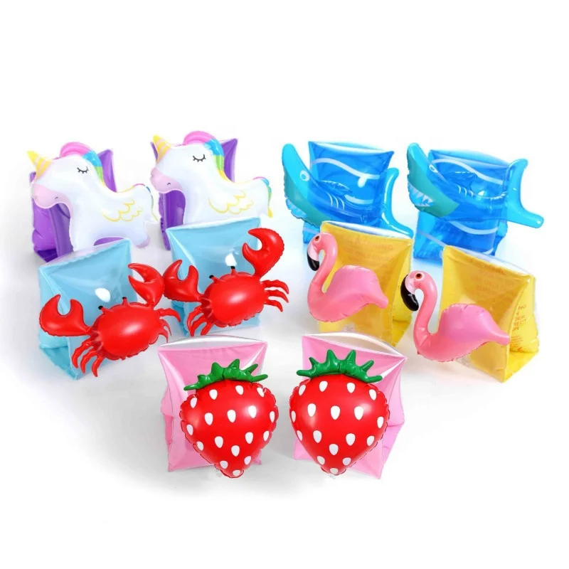 Inflatable Unicorn Arm Bands Children Inflatable Sleeves Swimming Ring Armbands Pool Toy for Kids Toddlers