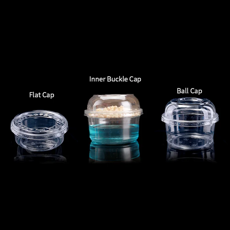 Wholesale Custom PET Clear Plastic Parfait Cups with Lids