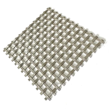 Stainless steel decorative wire mesh metal decorative curtain net crimped wire mesh