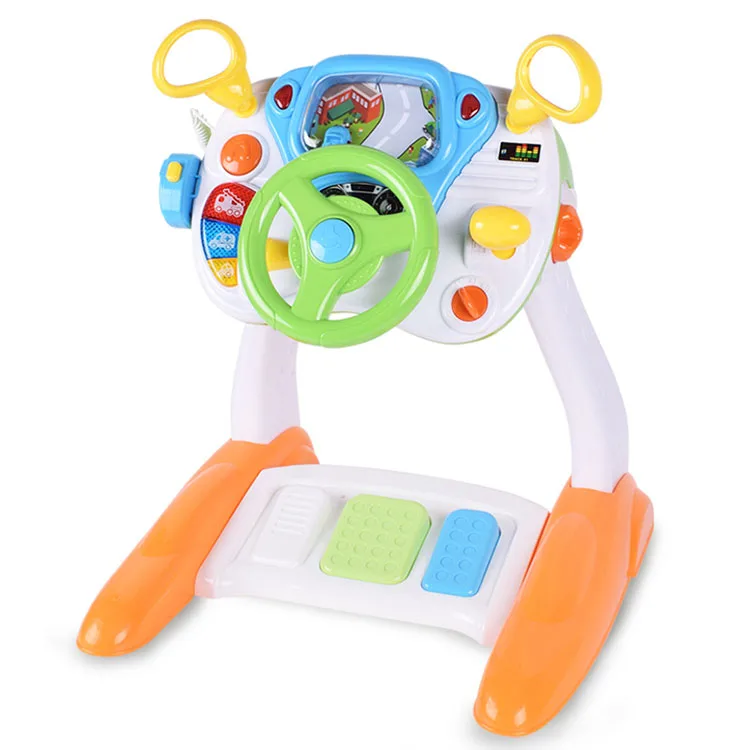 Children Preschool Educational Baby Toys Driving Toy Steering Wheel Toy