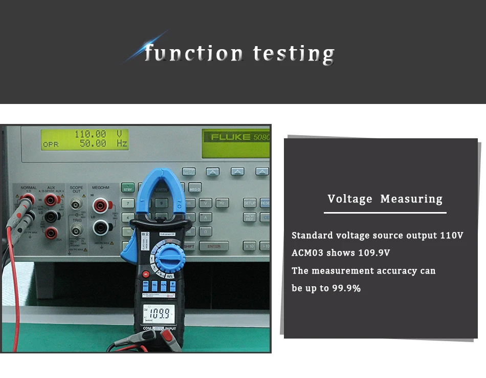 BSIDE ACM03 Auto Range Digital Clamp Meter 400A AC DC Current 600V Resistance Capacitance Frequency Hz Tester With Backlight
