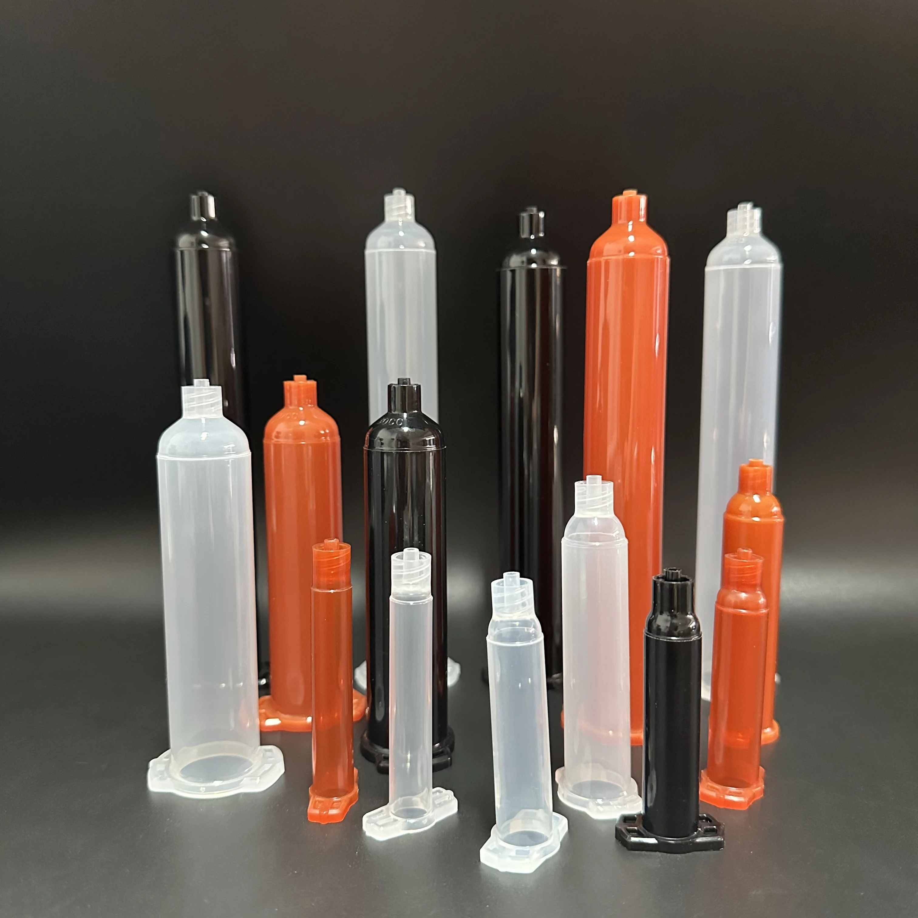New US 3ml 5ml 10ml 30ml 55ml Syringe Barrel Glue Dispenser with Piston Cap  Made From Durable PP Material
