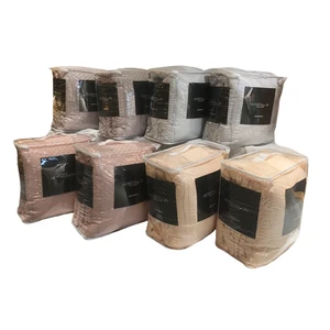 Heniemo Stock Queen Size 100% Microfiber Luxury Designer Embroidery Morden Duvet Quilt Comforter Bed Sheet Bedding Set for Home