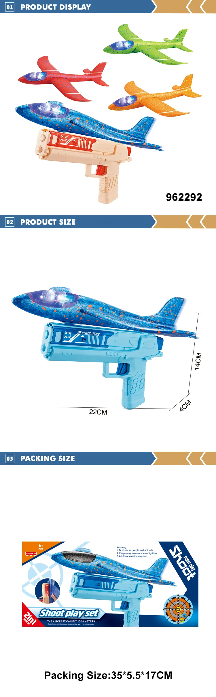 Flying Game 2 In 1 Plane Gun Toy With Lights Buy Plane Gun Toy,Toy