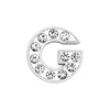 Lettera G in argento