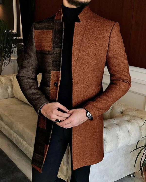 New Fashion Factory Manufacture Winter Padding Jacket Thick Puff Coat Mens Long Parka_voghion.com