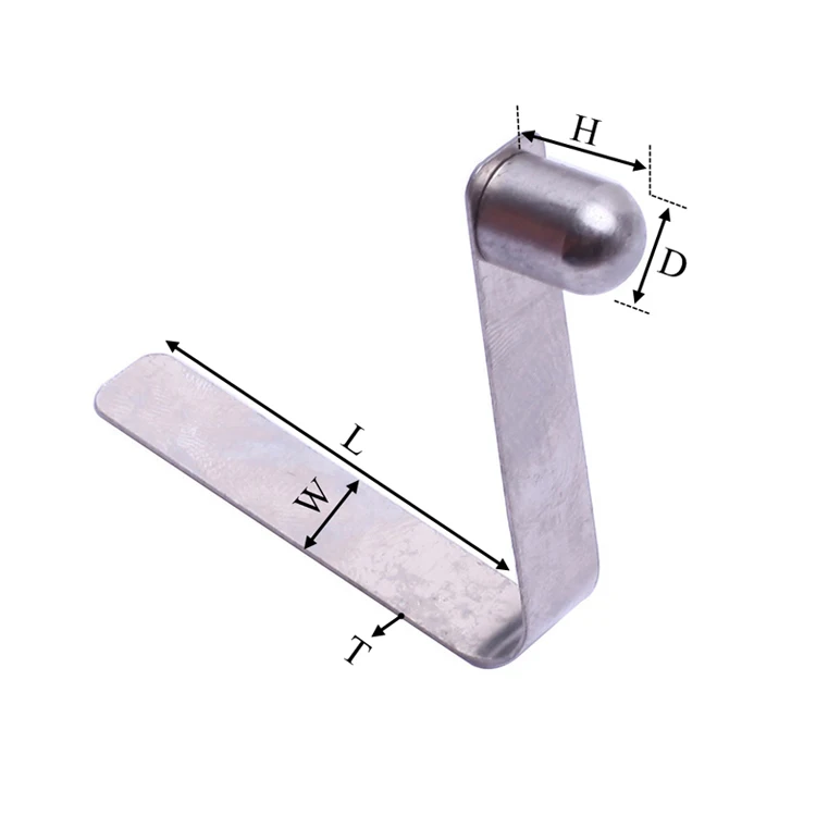 Spring Tube Lock Steel Metal Tube Button Lock Spring Clips for 25mm Clamps