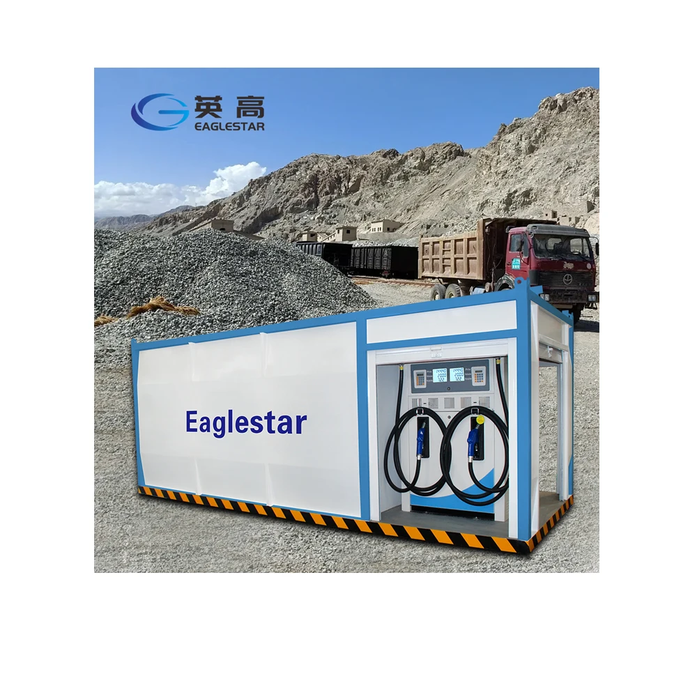 20FT 40FT Container Fuel Tank/ Mobile Fuel Station for Diesel and Petrol