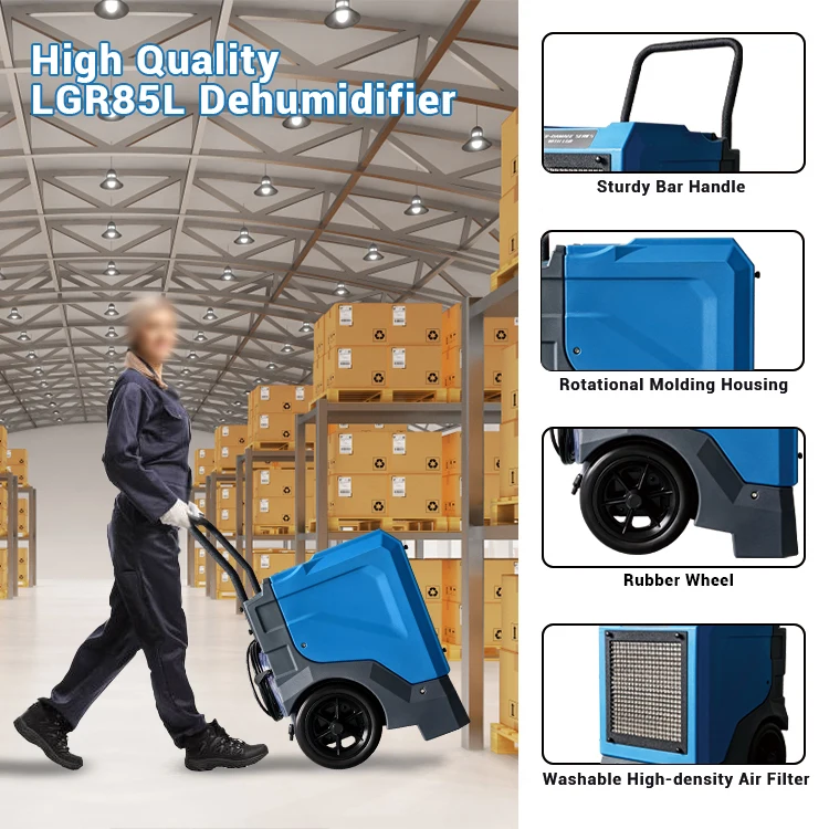Pints Commercial Dehumidifier, LGR, R32 - detail 10