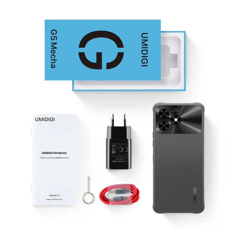 UMIDIGI G5 Mecha - Rugged 8GB+128GB Android 13 Smartphone