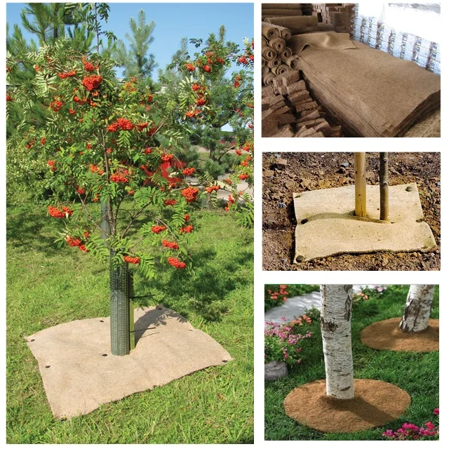 100% Biodegradable Jute Weed Mat