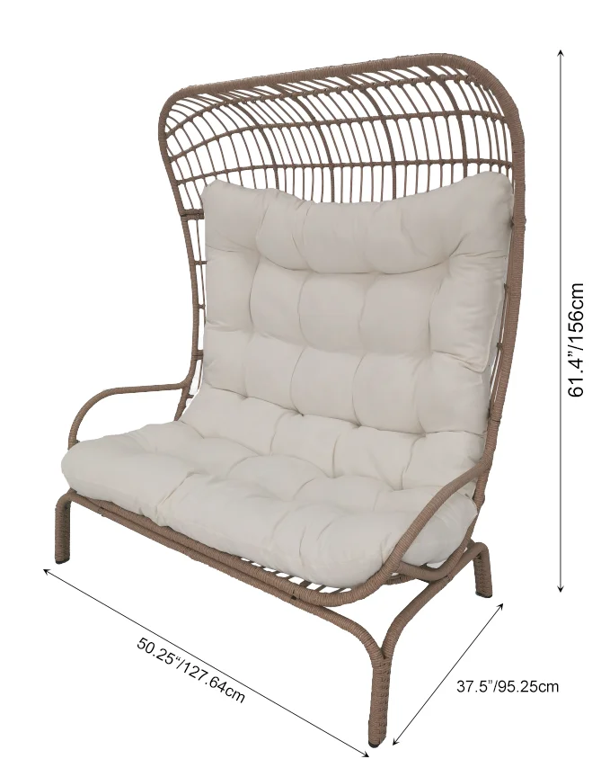 Double Egg Chair With Stand Rattan Patio Egg Chair Outdoor Cuddle Egg Chair Buy Outdoor Cuddle