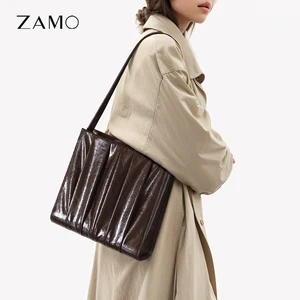 Manufacturer in Stock Wholesale Fashion Large Capacity Bags Handbags Genuine Leather Shoulder Bag for Women