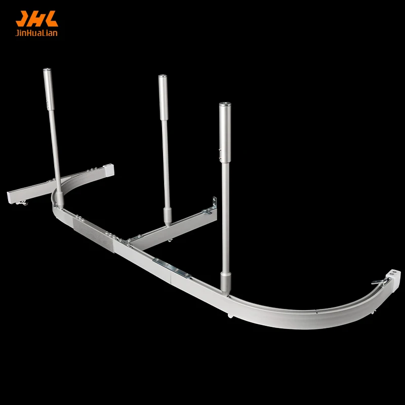 High Quality Hospital Ceiling Curved Horizontal Curtain Rail Track Medical Curtain Track