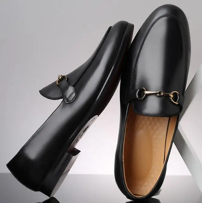 Zapatos de vestir de charol para hombre, calzado de lujo para