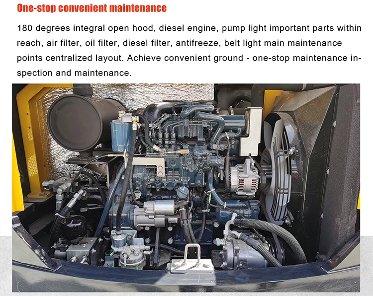 5 Ton 6 Ton Excavator Mini Excavator Prices with Side Swing Function