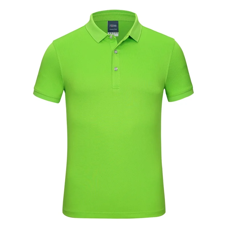Newest Golf Clothing High Quality 100%Bamboo Fiber Polo Shirts Multi- Color  Polo T Shirt Formal Short Sleeve Men'S Sportswear
