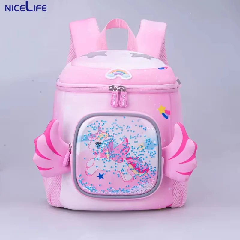 Unisex Lightweight Anti-Theft GPS Backpack for Preschool Kindergarten Little Kid Toddler School Nylon Lining Zipper Closure