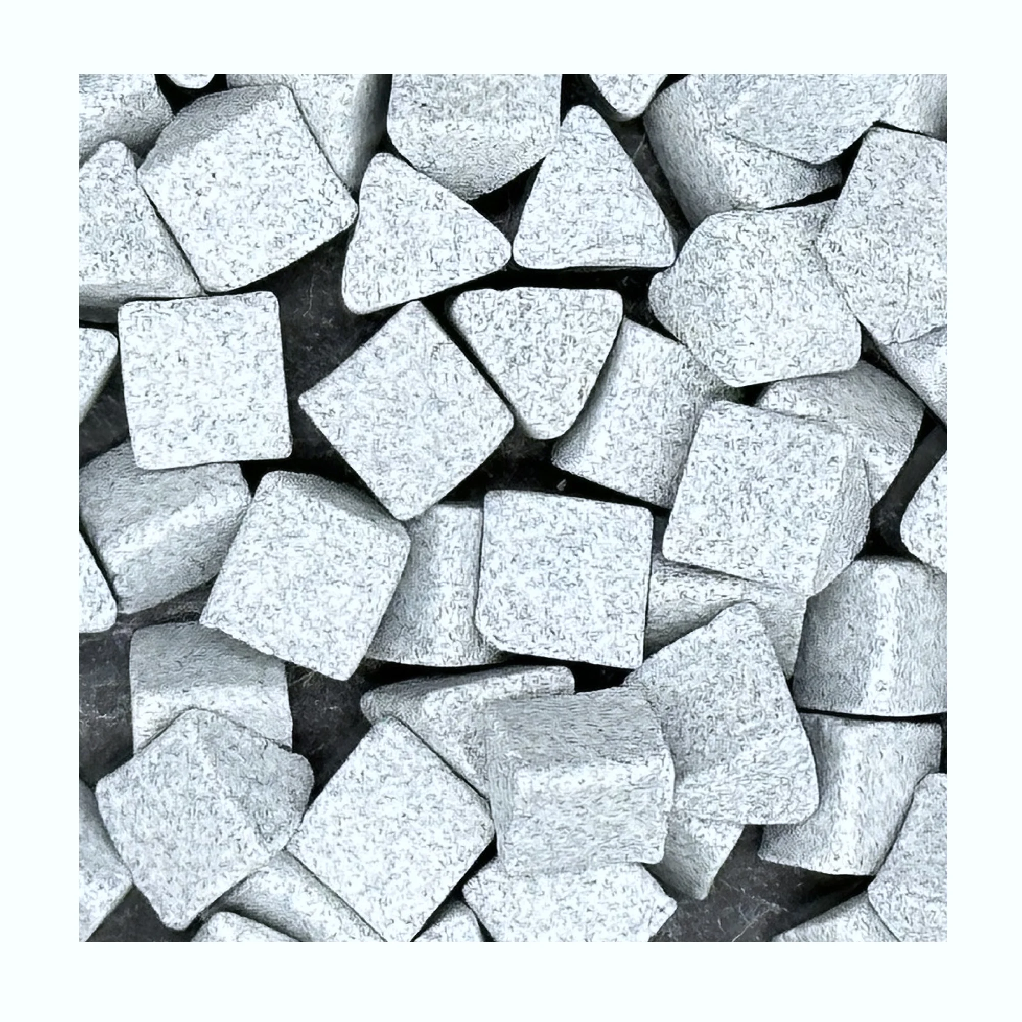 Medios Cerámicos Para Pulido De Piedras - Forma Triangular, 500g, 4mm, Para Máquinas De Volteo Y Vibración