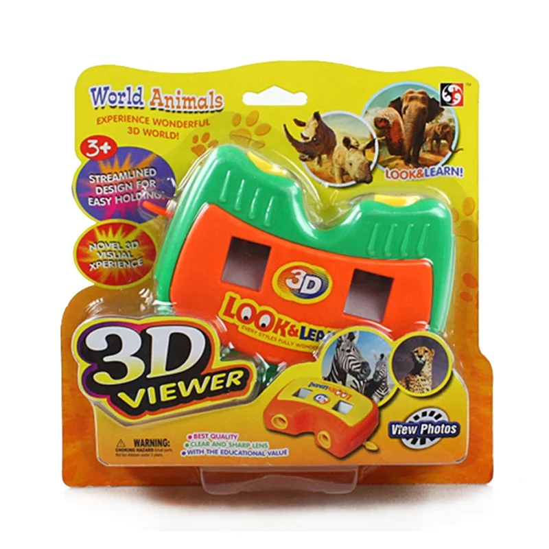 Viseur 3D Portable 14 Cm – Visionneuse Stéréoscopique – ABS – Jouet éducatif – Dès 3 Ans – Pour Histoires Et Découvertes