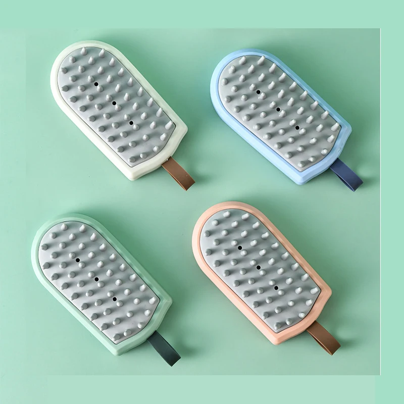 
 Private custom logo silicone hair scalp massager shampoo brush  