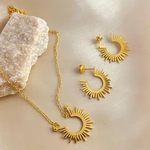 Jewelry Sets Direct Sales Styling Classic Cristamas Sunflower Decorate Lovely Selling Everyday Colorful Jewelry Sets