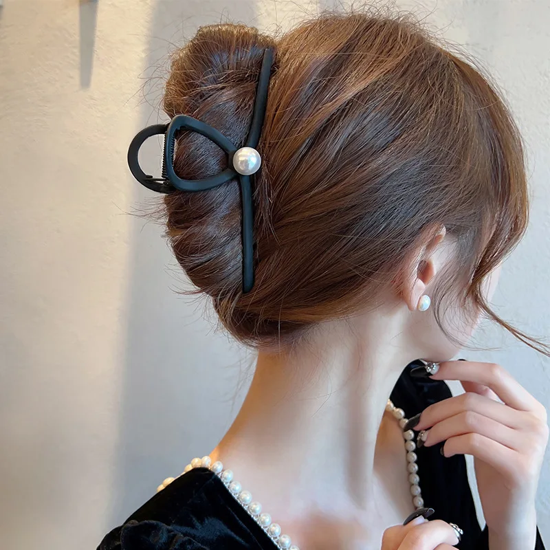 3 Metall-Klauenclips Für Haare - Roségold & Silber, 12 Cm, Rutschfeste Haarspangen Für Frauen
