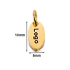 Gold Oval 10*5mm