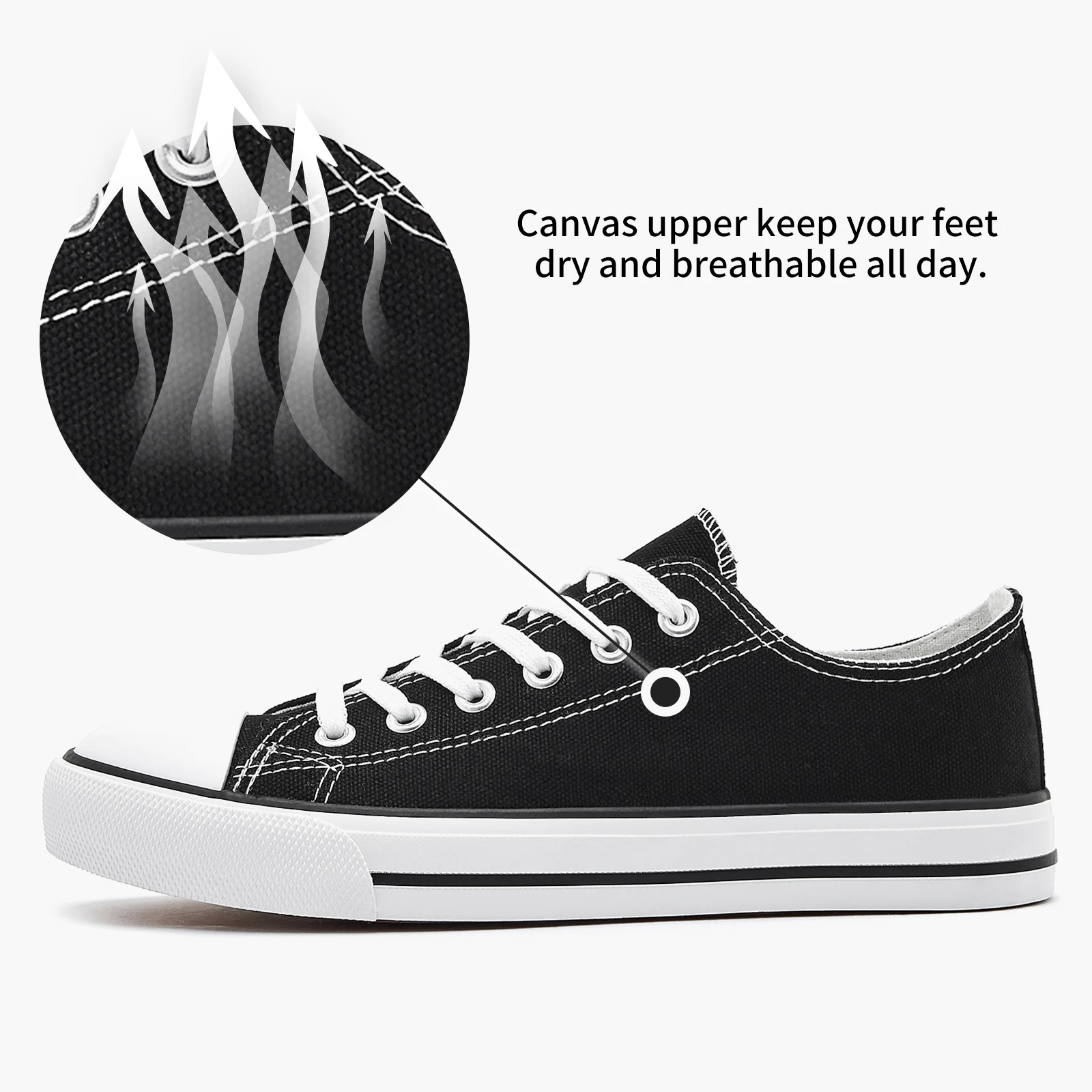 trendy canvas shoes