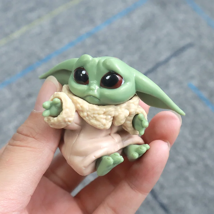 5 шт. пластиковые игрушечные фигурки мандалор ПВХ куклы экшн-игрушки мини-малыш йода малыш подарок Модель игрушка Аниме