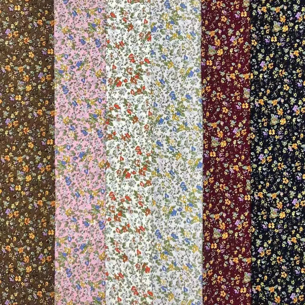 Cheap Soft Flower Home Textile Printed Rayon Fabric for Dress