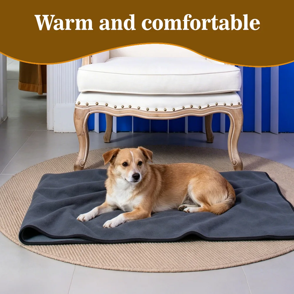 Wholesale High Quality Soft Warm Plush Pet Puppy Blanket for Dog Cat - product detail 7