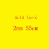 gold 2mm 55cm