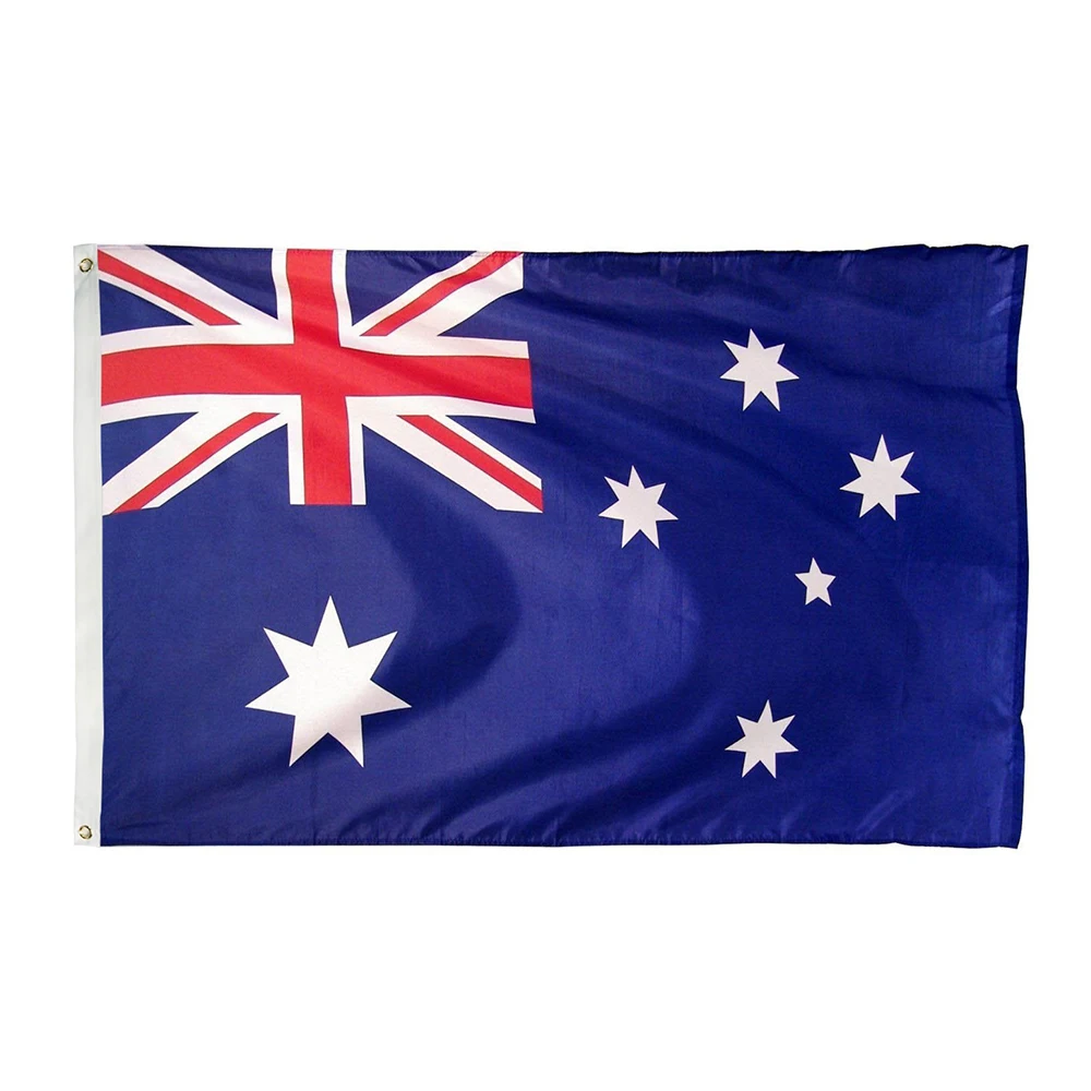 AUSTRALIA FLAG POLYESTER THE AUSTRALIAN NATIONAL BANNER. LARGE 5*3 FT 90*150CM