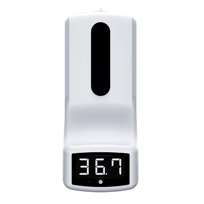 Easy install LCD Stand thermometer k9 soap dispenser automatic hand sanitizing dispenser with thermometer
