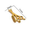 Golden-comb scissors [about 2.17g each]