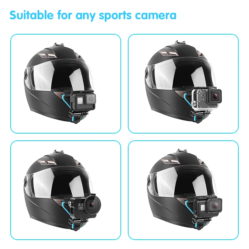 Kitway pour GoPro Hero montage casque adaptateur vélo support pour caméra  Accessoire pour support de caméra pour casque de moto avec mentonnière -  Chine Kit d'accessoires pour caméra GoPro action & Sports