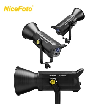 NiceFoto LV-2000B 200W Camera Photographic Light Equipment LED RGB Video Lighting Kit for Filming Tik Tok detail image