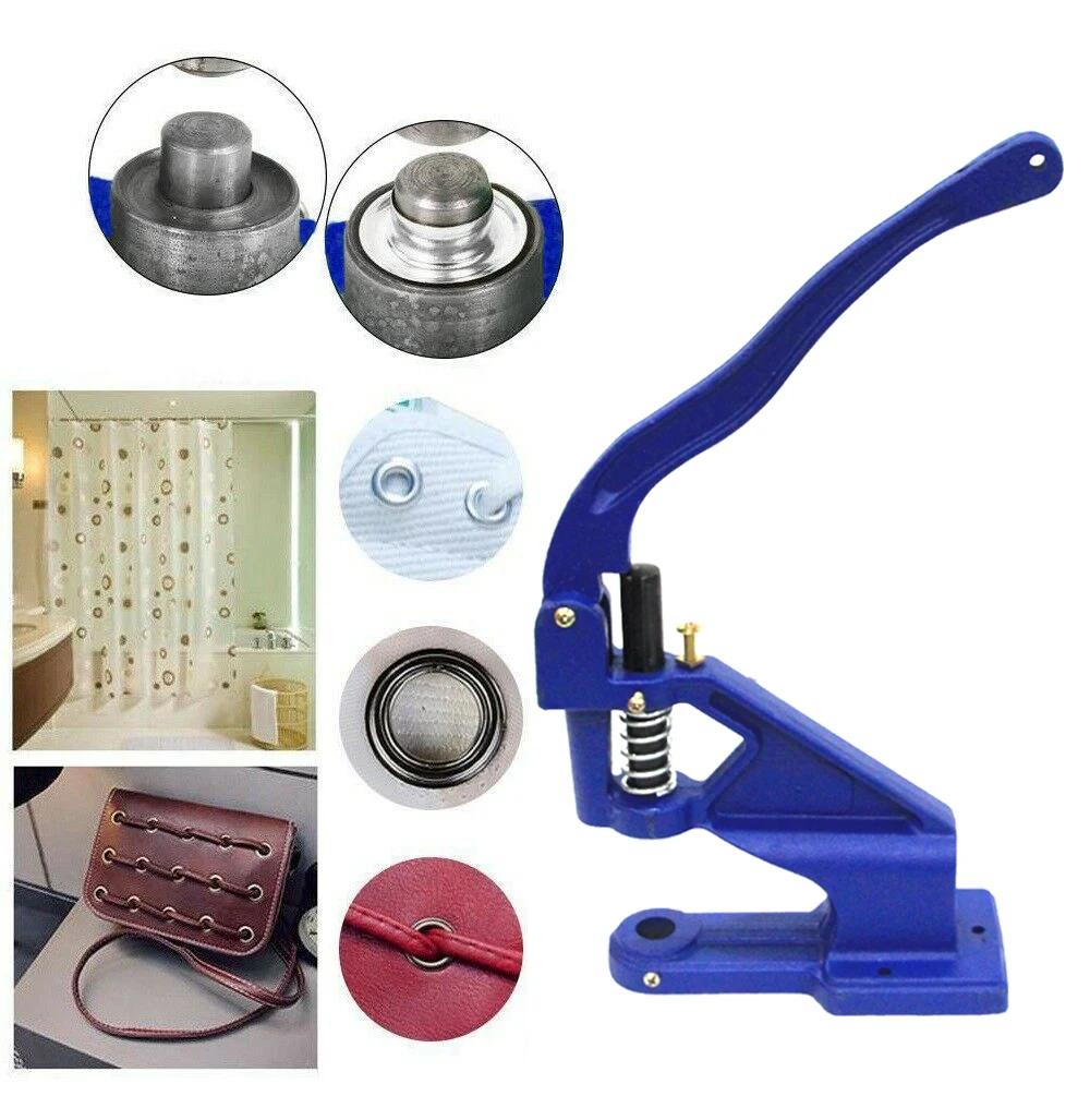 Hand Press Snap Button Attaching Machine Manual Grommet Install Green Machine