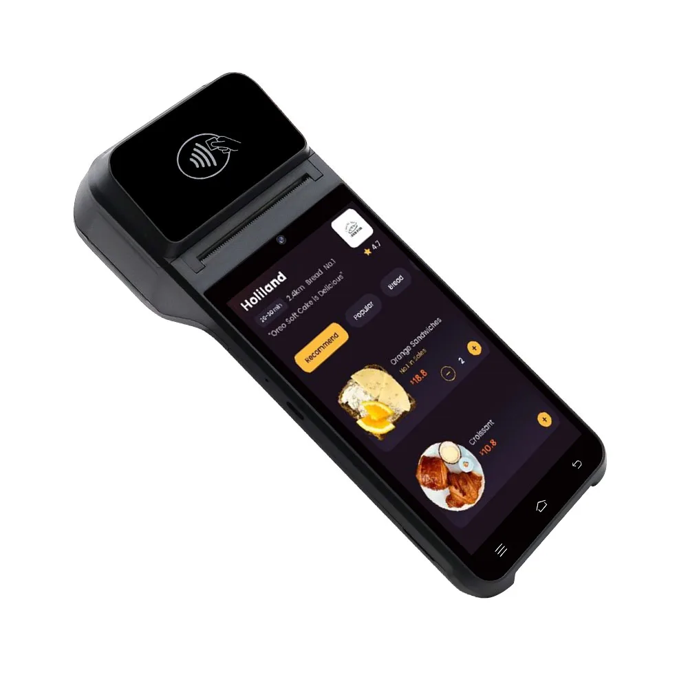 SMART POS PRINTER 4G WIFI WIRELESS ANDROID NFC POS Z92 Label Sticker Printer Android