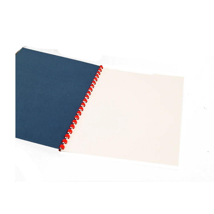 Custom Silkscreen Logo Printing 6mm-28mm Round Reliures Spirales Plastique  PVC Plastic Binding Comb Dorso Plastico a Spirale