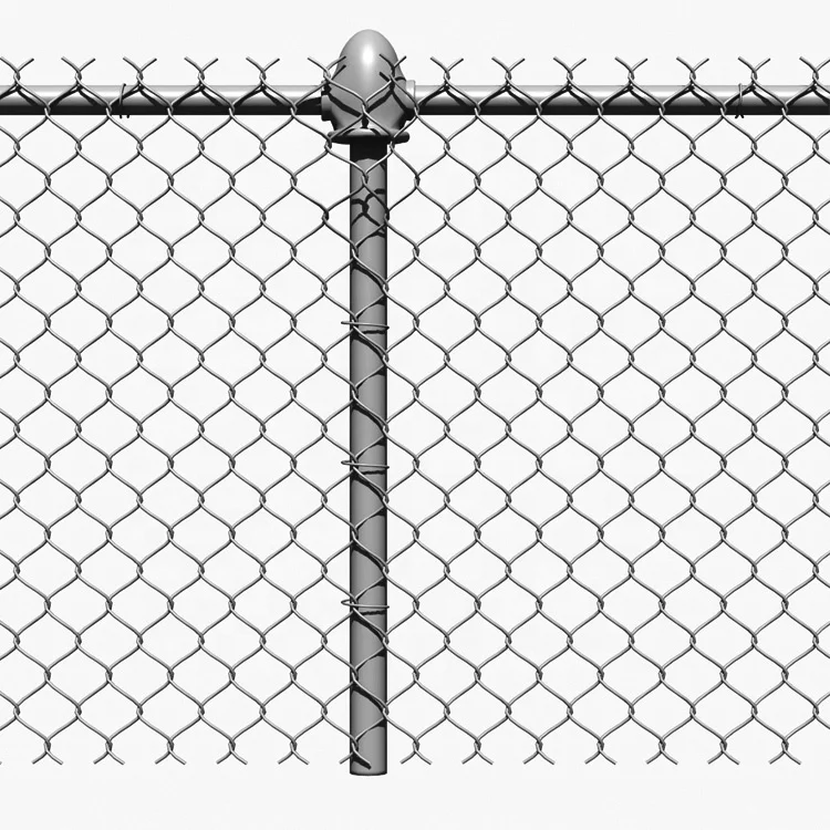 Green Chain Link Fence Wire Mesh Galvanized Chain Link Fence