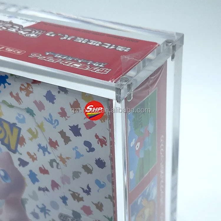 pokemon center japan booster box Japanese Pokemon Center Special Box Acrylic Display Case – Erika's  Invitation main image 0