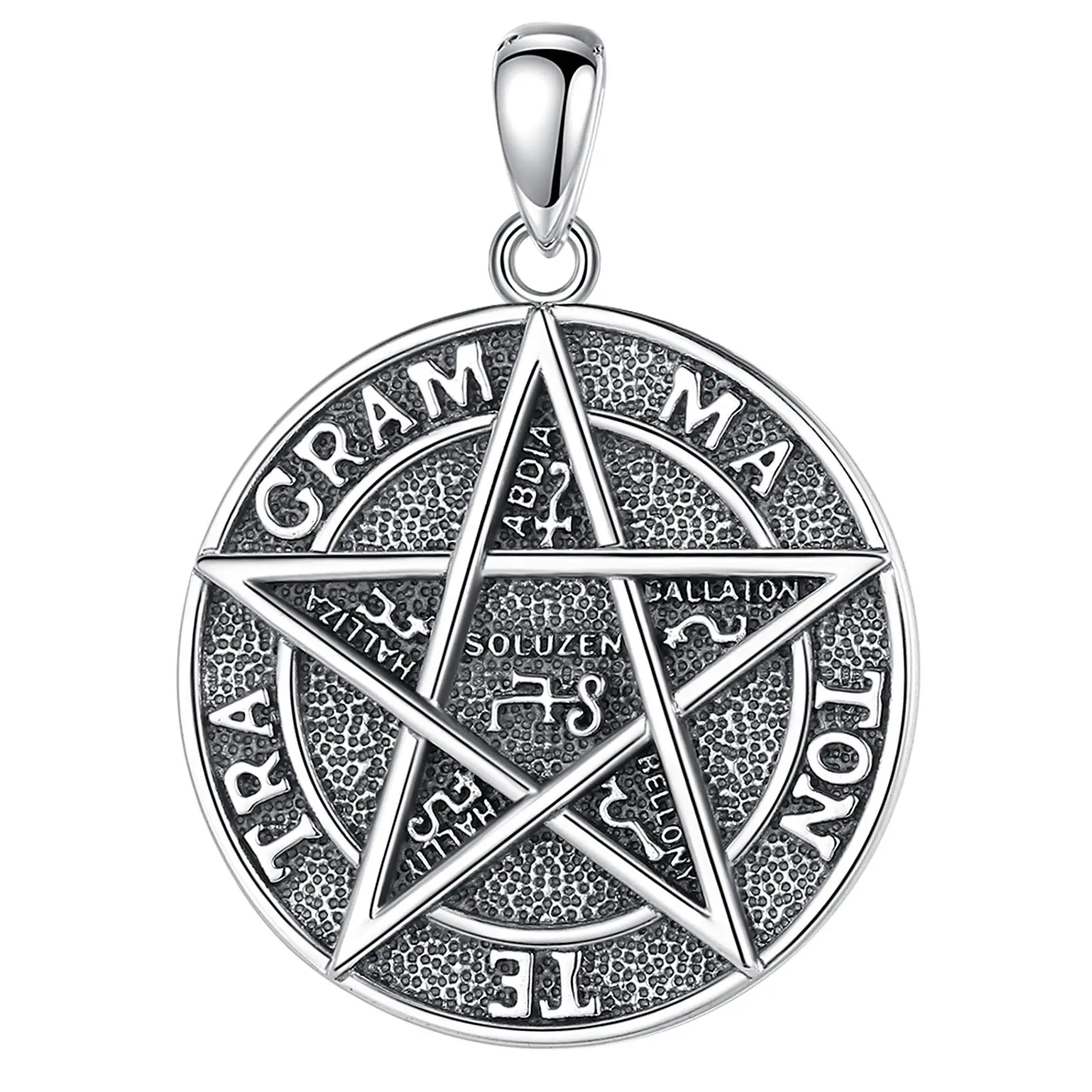 SOUKISS Sterling Silver Pentagram Charm With CZ - Fits Pandora & Major Brand Bracelets - View #4