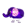 Elefante da passeggio viola