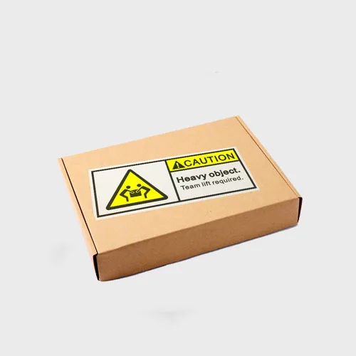 Rectangle Caution Heavy Team Lift Stickers Self Adhesive Shipping Labels Warehouse Postage Transport Heavy Warning