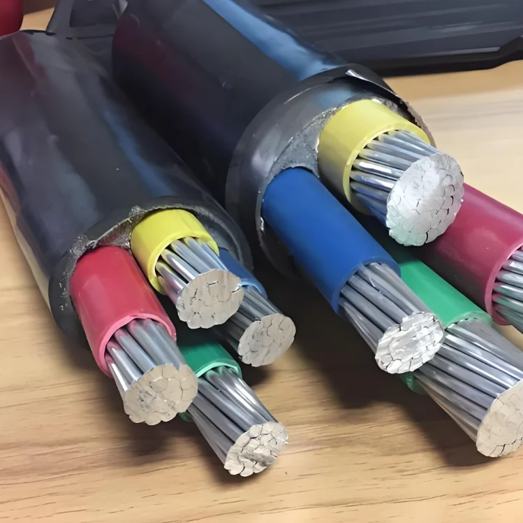 Vieradrige PVC-isolierte gepanzerte Stromkabel aus Aluminium leiter, die f&uuml;r die Stadt beleuchtung, die Strom &uuml;bertragung in Fabriken und meine verwendet werden