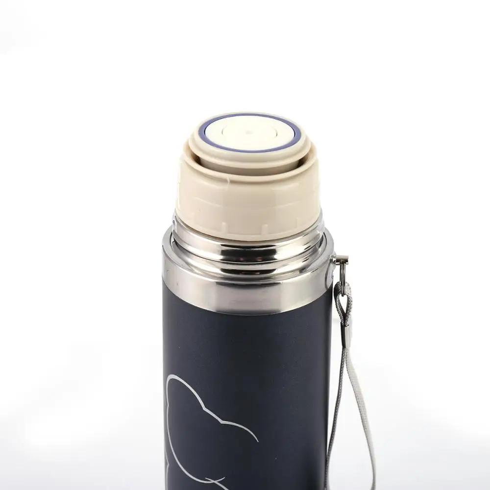 Termos Insulated Cup Vacuum Flasks Stainless Steel Thermal Bottle for Tea Coffee Thermocup with Rpoe  Thermo Mug Easy to Carry